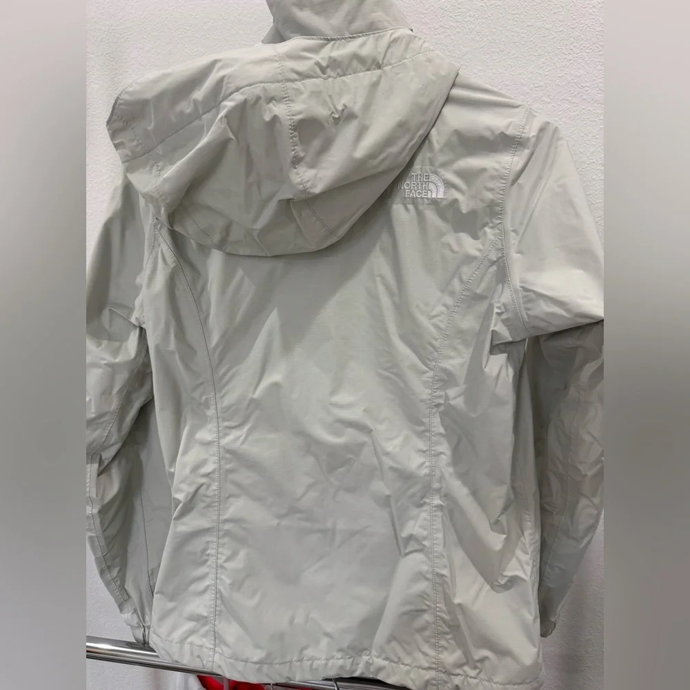 The North Face Rain Jacket. White. EUC. - Picture 2 of 5